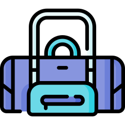 Sport bag icon