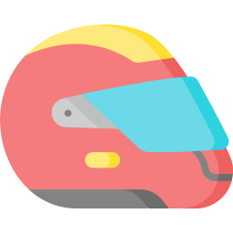 capacete de corrida Ícone