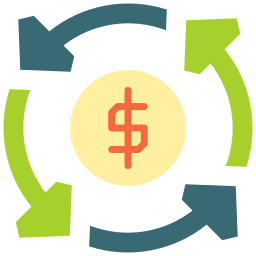 economía circular icono
