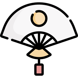 Paper fan icon