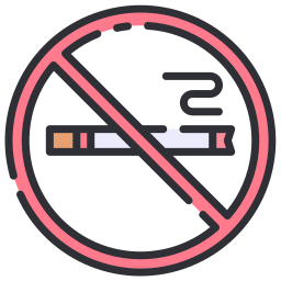 geen rook icoon
