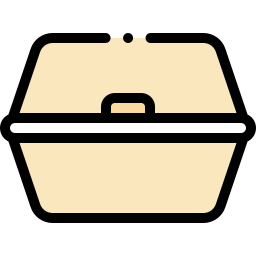 scatola per alimenti icona