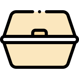 caja de comida icono