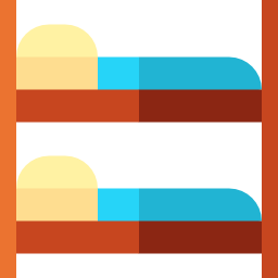 Двухъярусная кровать иконка