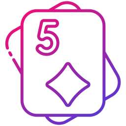 Five of diamonds icon