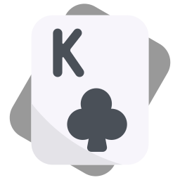 King of clubs icon