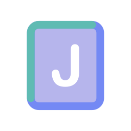 Letter j icon