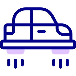 Flying car icon