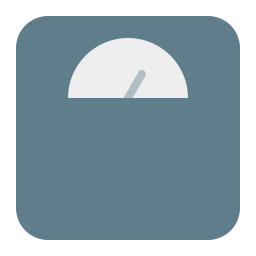 Weight scale icon