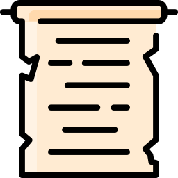 manuscrit Icône