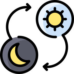 día y noche icono