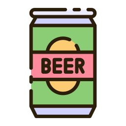 latas de cerveza icono