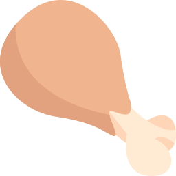 Chicken leg icon