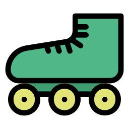 Rollerblade shoes icon