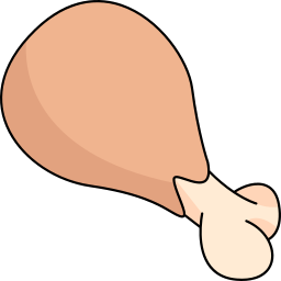 Chicken leg icon