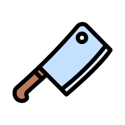 coltello da macellaio icona