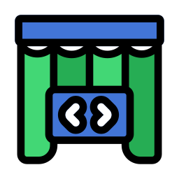 Smart curtain icon