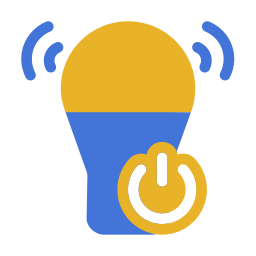 Smart bulb icon