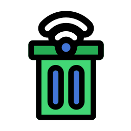 Smart trash icon