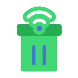 Smart trash icon