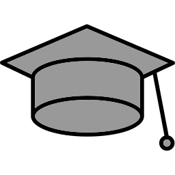 graduación icono