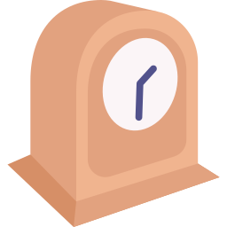 Desk clock icon