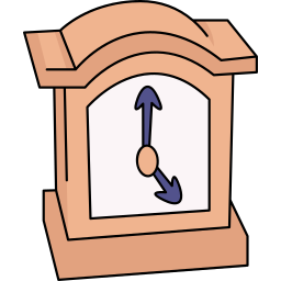 horloge de bureau Icône