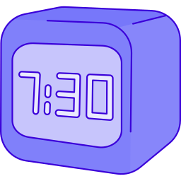 horloge digitale Icône
