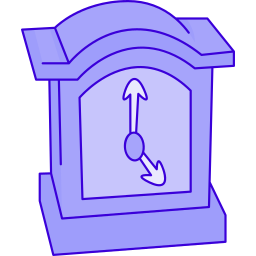 Desk clock icon