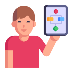 diagrama de flujo icono