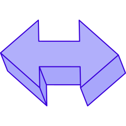 flèche horizontale Icône
