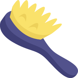 brosse à cheveux Icône