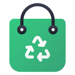 Eco bag icon