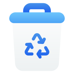 Trash bin icon