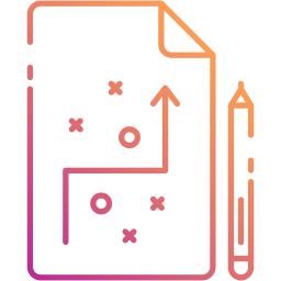 stratégie Icône
