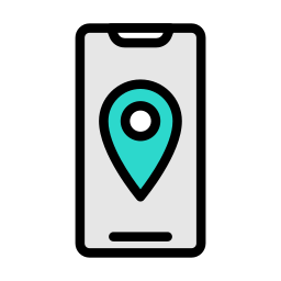 mapa mobilna ikona