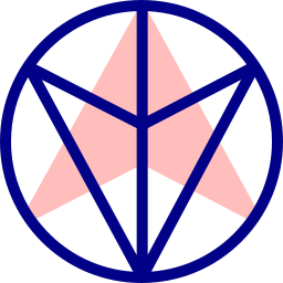hexagrama unicursal Ícone