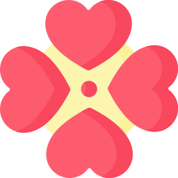 insignia de amor icono