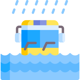 inundación icono