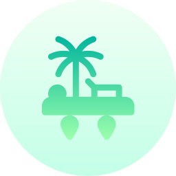 vliegend eiland icoon