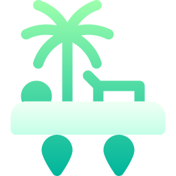 Flying island icon