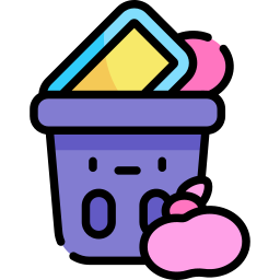 Trash can icon