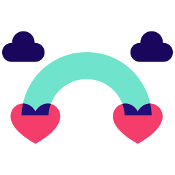 arc en ciel Icône