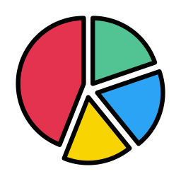 cirkeldiagram icoon