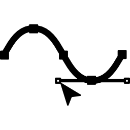 curva inferiore della cresta icona