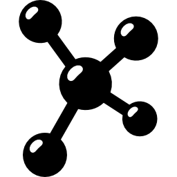configuration moléculaire Icône