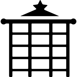 japońska brama ikona