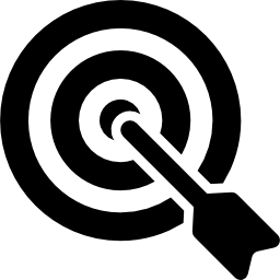 ターゲット上の矢印 icon