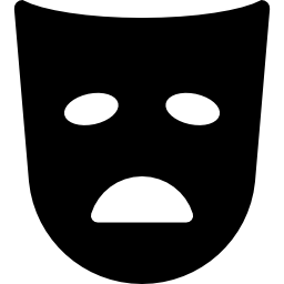 traurige maske icon