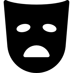 smutna maska ikona